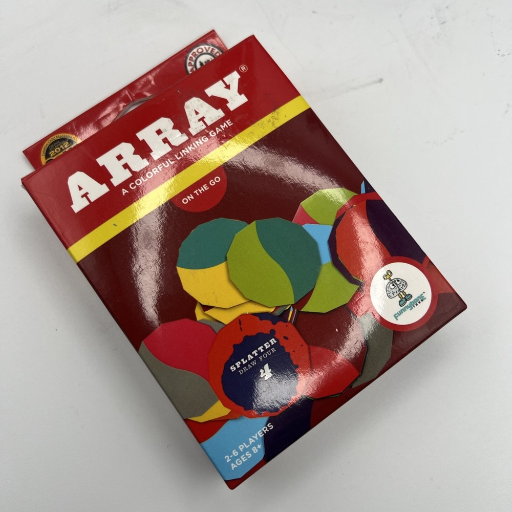 ARRAY Card Game Color Matching Family Game Funnybone Games Complete AC‎